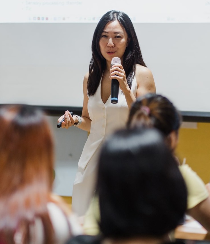 Educator leading a workshop